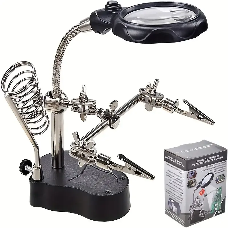 Adjustable LED Magnifying Glass