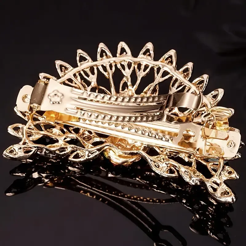 Elegant Peacock Design Hair Clip