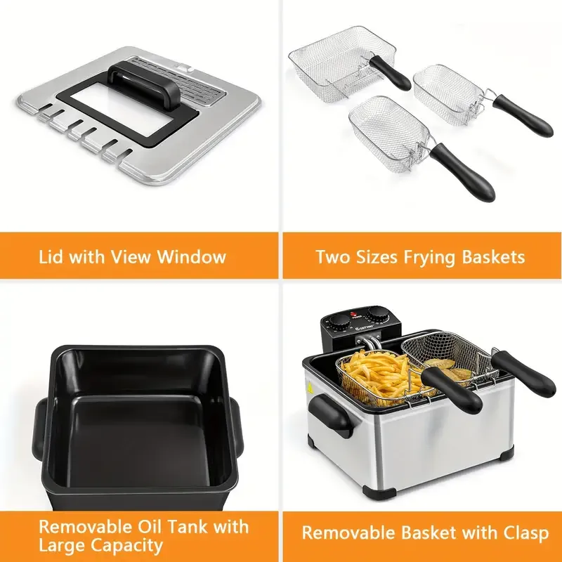 Extra-Large Electric Deep Fryer