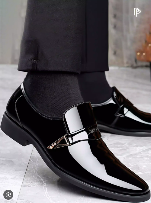 Plus Size Men's Comfy Slip-On Dress Shoes