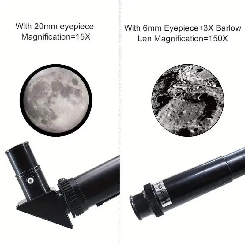 Professional Astronomical Telescope - Objective Lens for Stargazing, Moon Watching, Distant Scenery Observation, Ideal for Outdoor Camping & Travel Enthusiasts