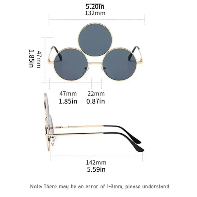 Linked Lens Fashion Glasses