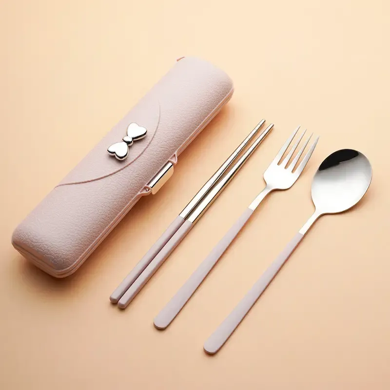 Bow Knot Portable Tableware Set