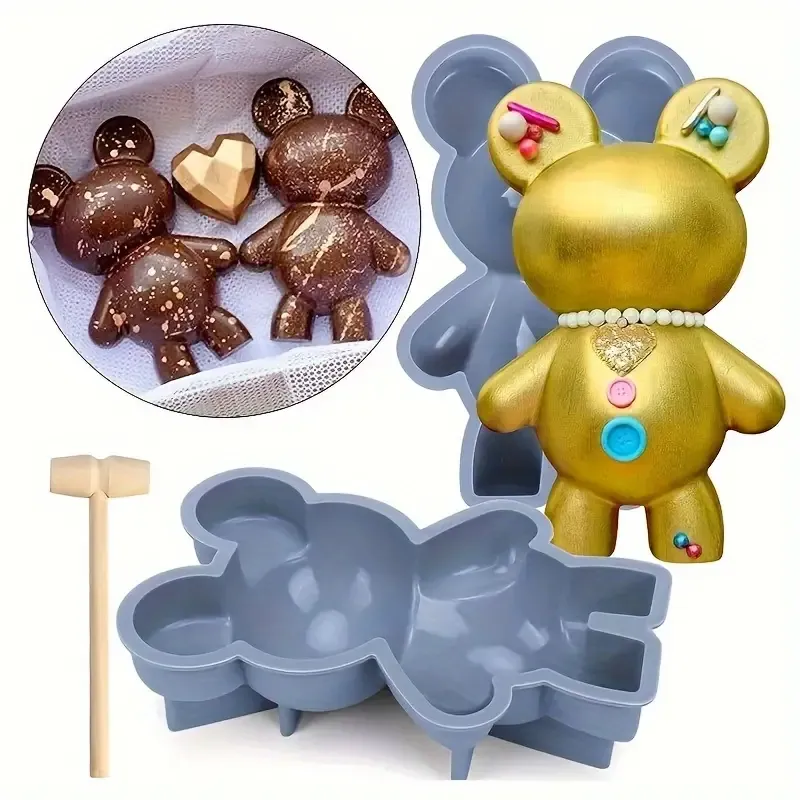 3D Bear Silicone Mold