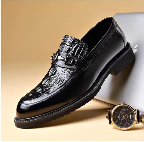 Fashion business genuine leather men's busines