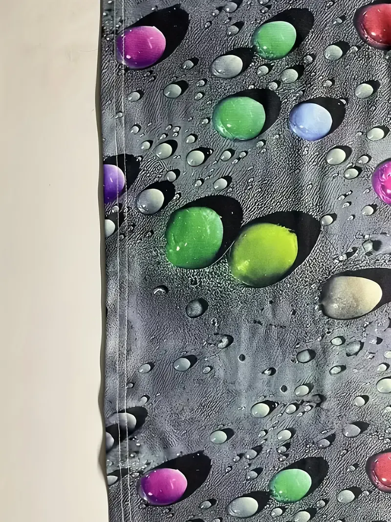 Water Drop Print Crew Neck T-Shirt