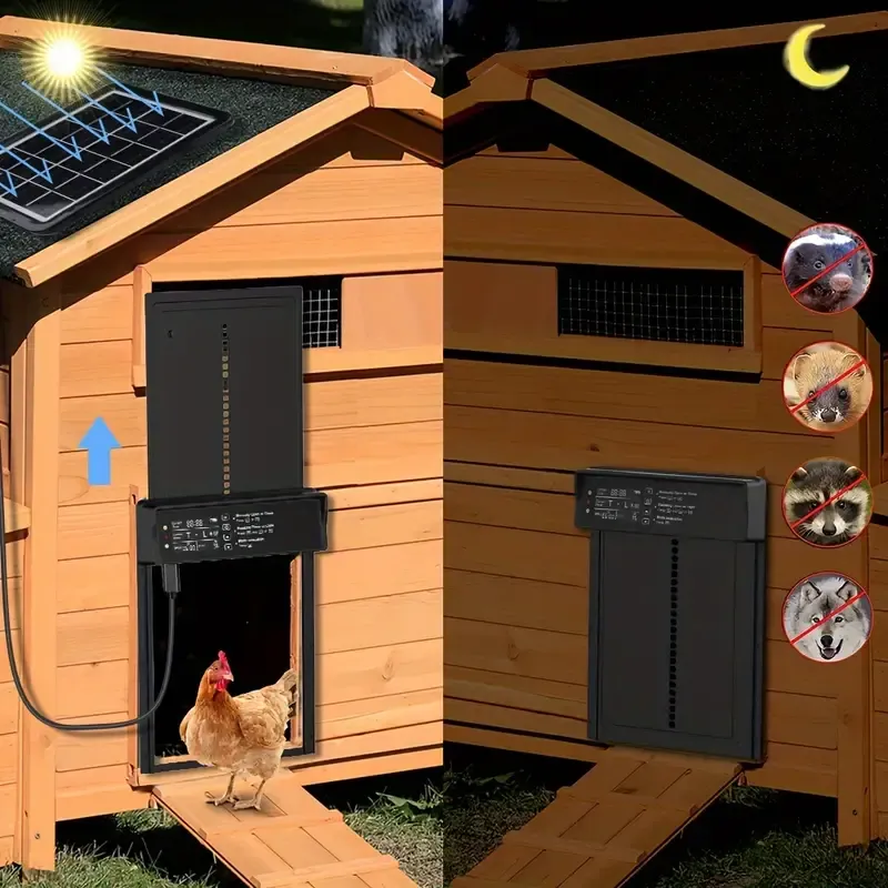 Solar Powered Chicken Coop Door