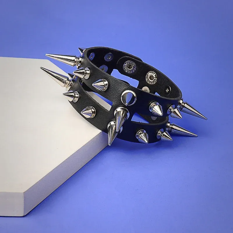 Punk Leather Bracelet