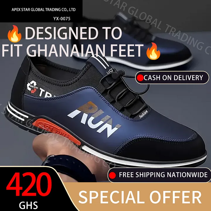 Men's Lightweight Business Casual Shoes  Solid Color, All-Season Comfort