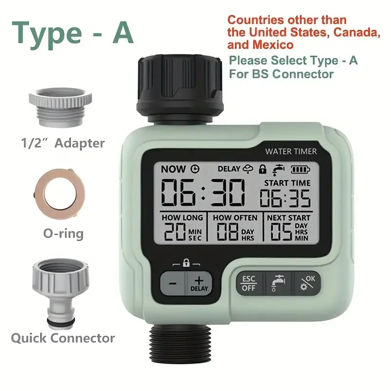 1pc, Smart Timed Irrigator, Garden Outdoor Automatic Watering Device, Huating Gardening Automatic Watering Irrigation Equipment, 12.6*9.78*8.28 Cm