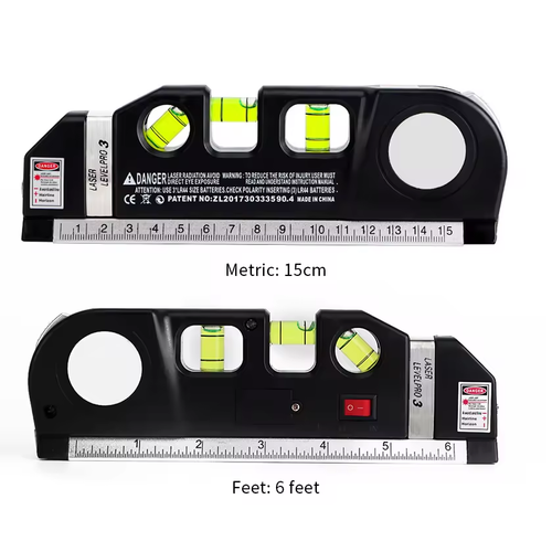 3 in 1 High Precision Measuring Infrared Ruler Level Meter Laser Level Meter