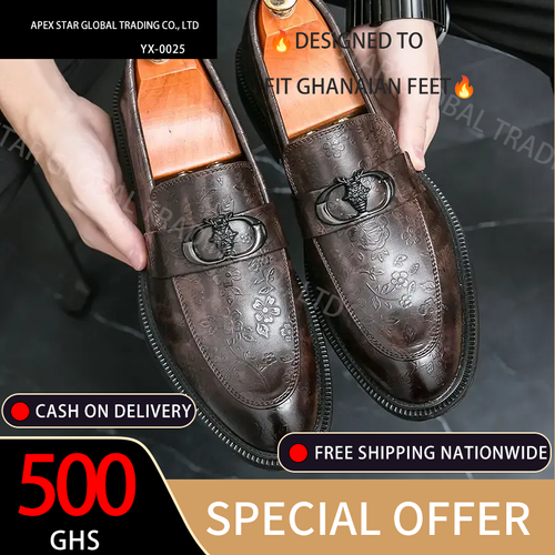 Elegant Men's Slip-On Loafers - Fashionable British Style, Durable Faux with Rubber Sole for Weddings & Casual Wear