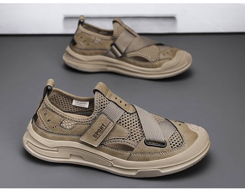 Breathable mesh fabric, perforated mesh fabric, anti-slip, wear-resistant and lightweight beach shoes