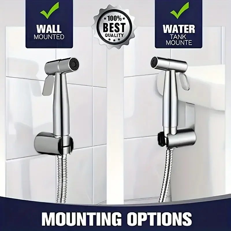 High-Pressure Stainless Steel Shower Set