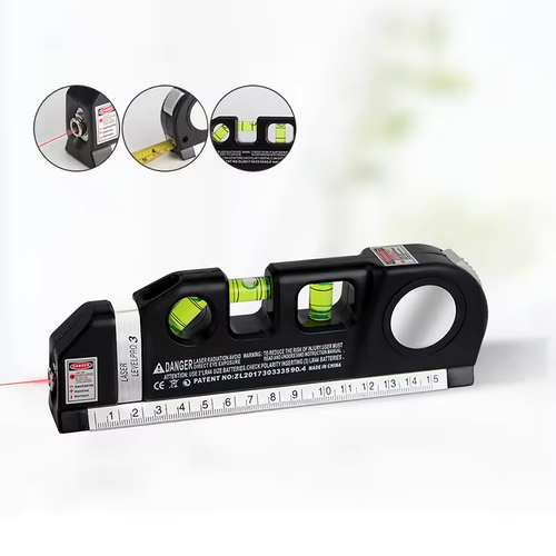 3 in 1 High Precision Measuring Infrared Ruler Level Meter Laser Level Meter