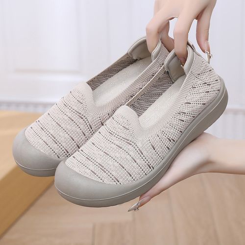 Pastoral style fisherman shoes soft sole mother shoes