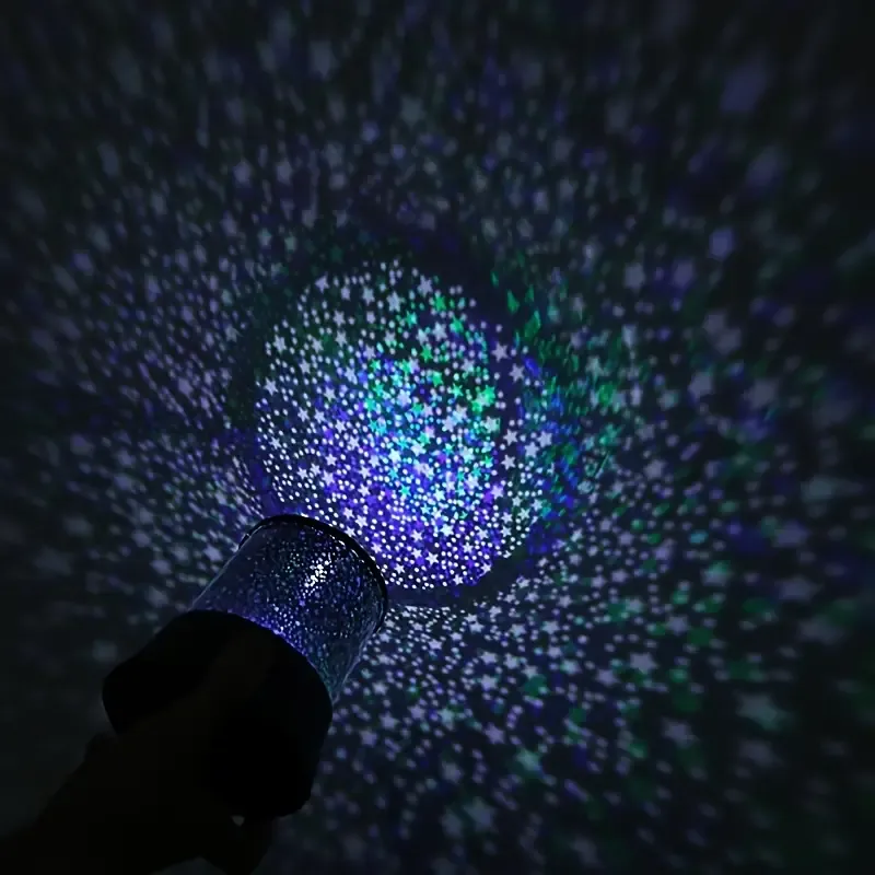1pc LED Starry Sky Light Projector Colorful Night Light, For Home Decor Living Room, Halloween, Christmas Decor, Wall Decor, For Camping, Party, Gift For Birthday