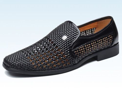 ummer leather shoes breathable casual mesh