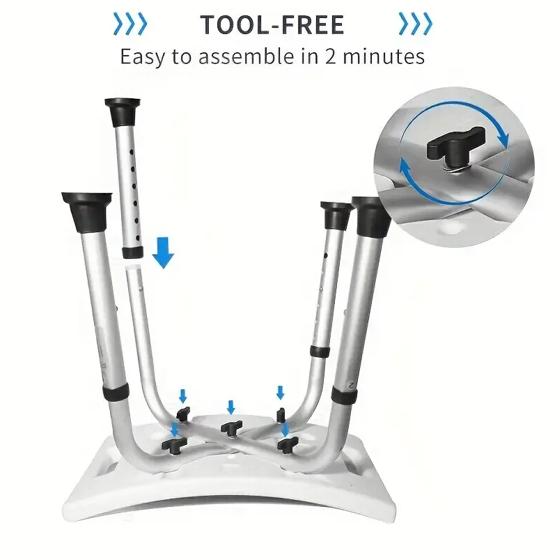 Capacity Adjustable Shower Chair