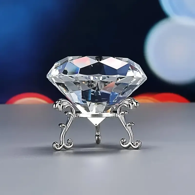 Glowing crystal diamond