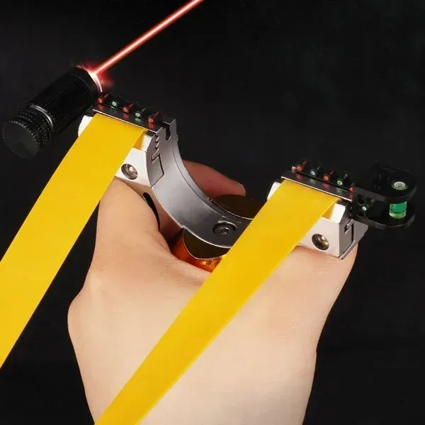 Precision Aiming High Power Laser Slingshot