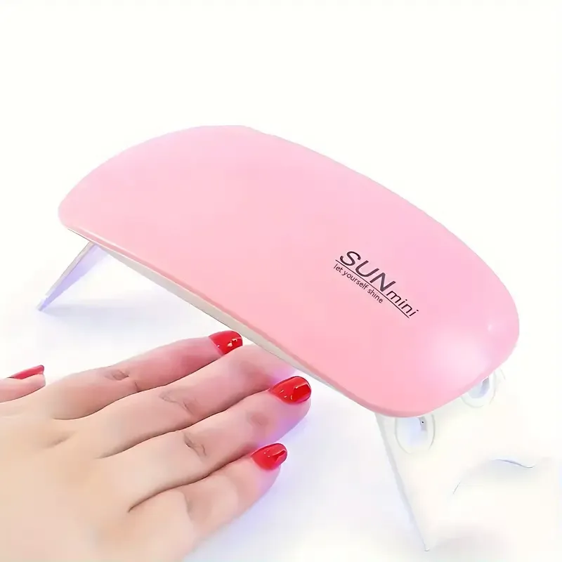 Mini Nail Dryer UV LED nail Lamp Micro USB Gel Varnish Curing Machine Nail Art Equipment 3LEDS Beads Manicuring Nail Tool