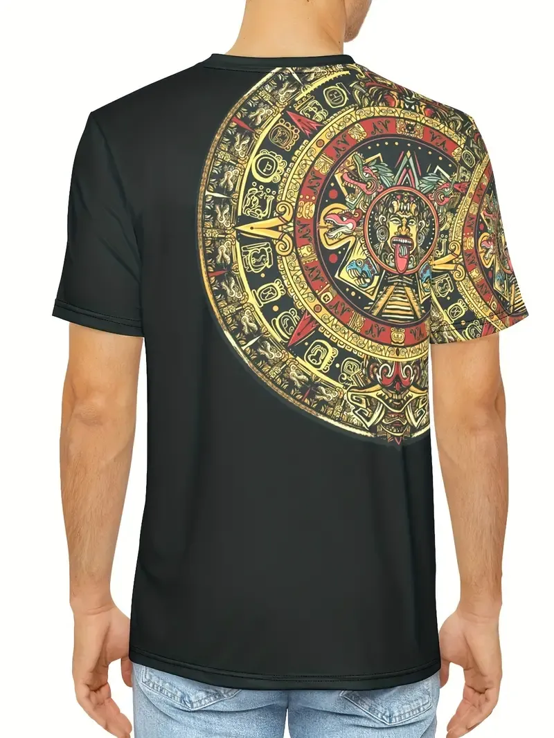 Men's Ethnic Style Graphic Pattern T-shirt