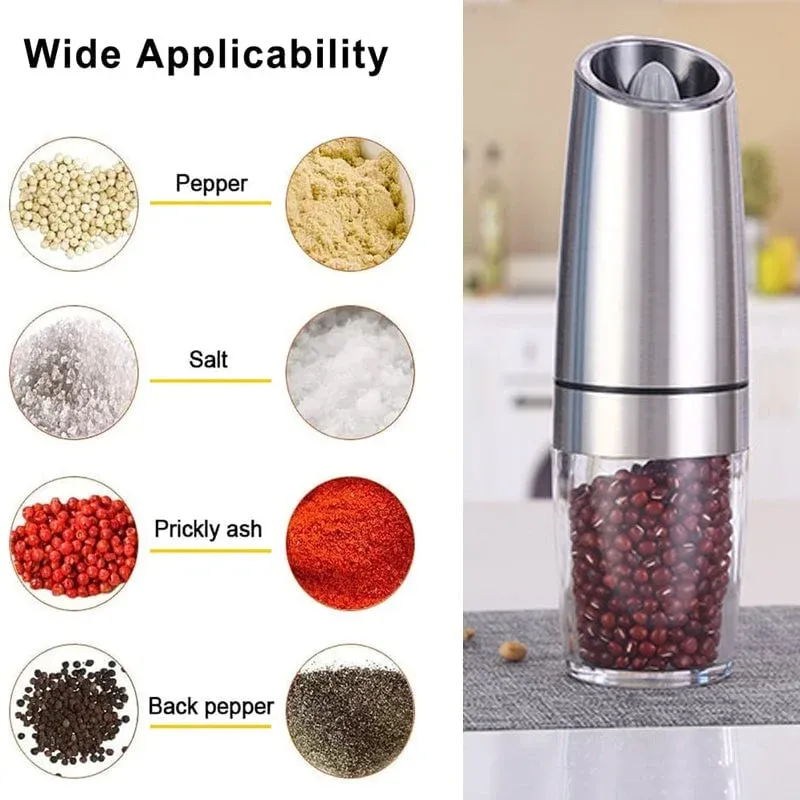 🔥Automatic Electric Gravity Induction Salt & Pepper Grinder