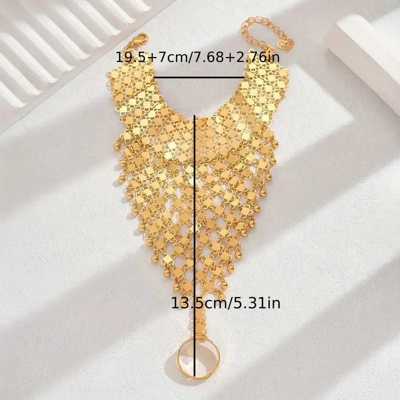 Floral Finger Bracelet