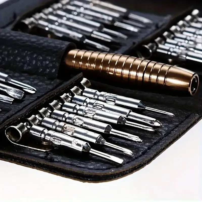 25in 1 Precision Screwdriver Set, Repair Tool Kit, Small Screwdriver Set, Star Y-type Flat-blade Triangle Screwdrivers For Mobile IPhones Laptop Glasses