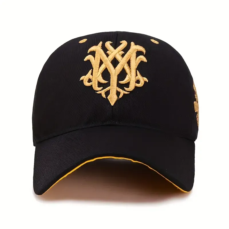 1pc Breathable Embroidered Baseball Cap for Men