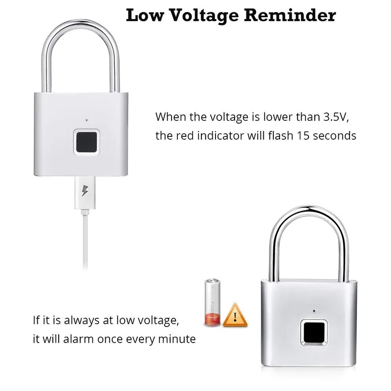 🔒mini smart fingerprint padlock🔒