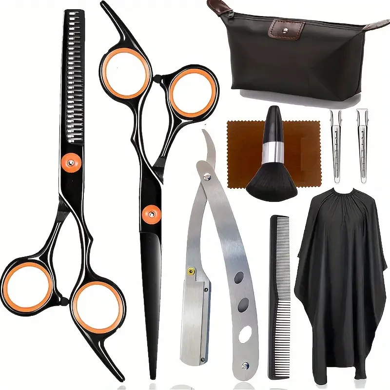 💥Limited time discount of 50%Hairdressing Scissors Set, 15.24 Cm Hair Cutting Scissors Thinning Shears, Hair Cutting Styling Accessories Tools Kit For Barber Salon Home Use
