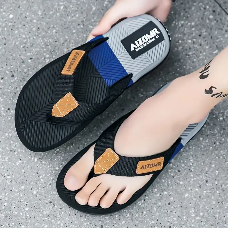 Men's slippers summer flip-flops men's non-slip flip-flops deodorant beach sandals men's style