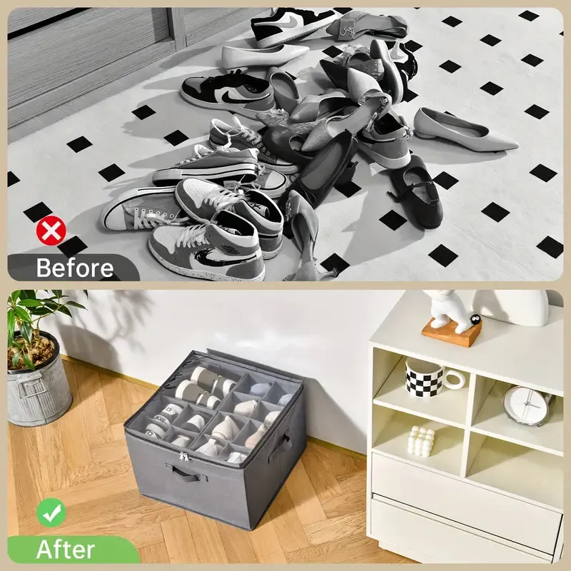 Deluxe Adjustable Shoe Organizer for Closet