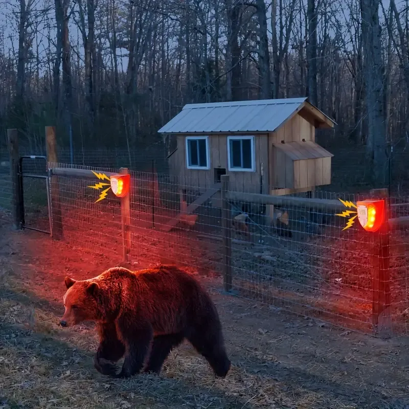 Solar Security Alarm Lights