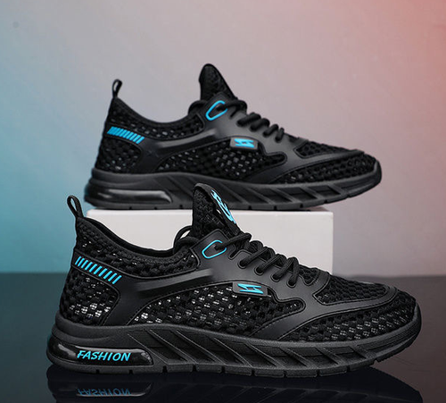 Hollow breathable casual all-match mesh shoes with soft sole
