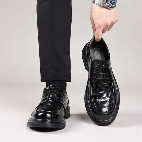 2025 New Style Men's Leather Shoes, Formal Lace-up Business Leather Shoes, Casual Shoes