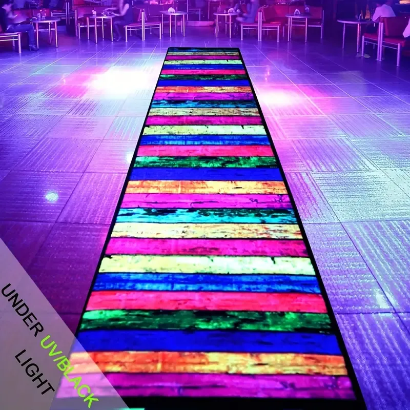 Neon Dance Floor Runner Rugs