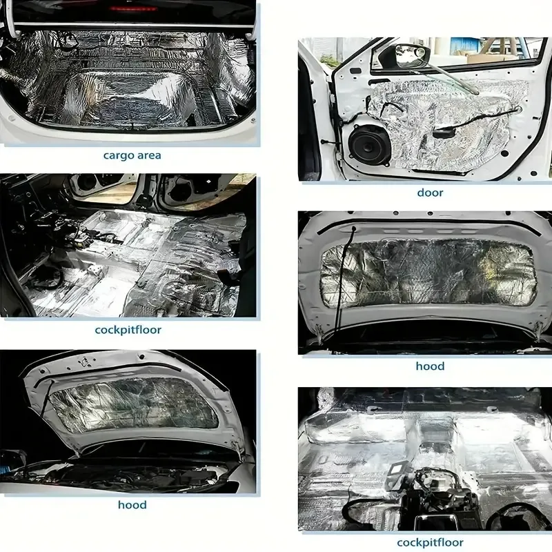 Car Heat Noise Insulation Mat Sound Deadening Damping Mat