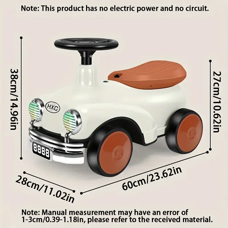Four-Wheeled Balancing Car Retro Scooter Scooter Without Battery