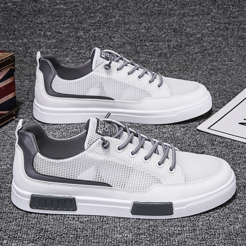 New thin mesh perforated mesh shoes for sports white sneakers