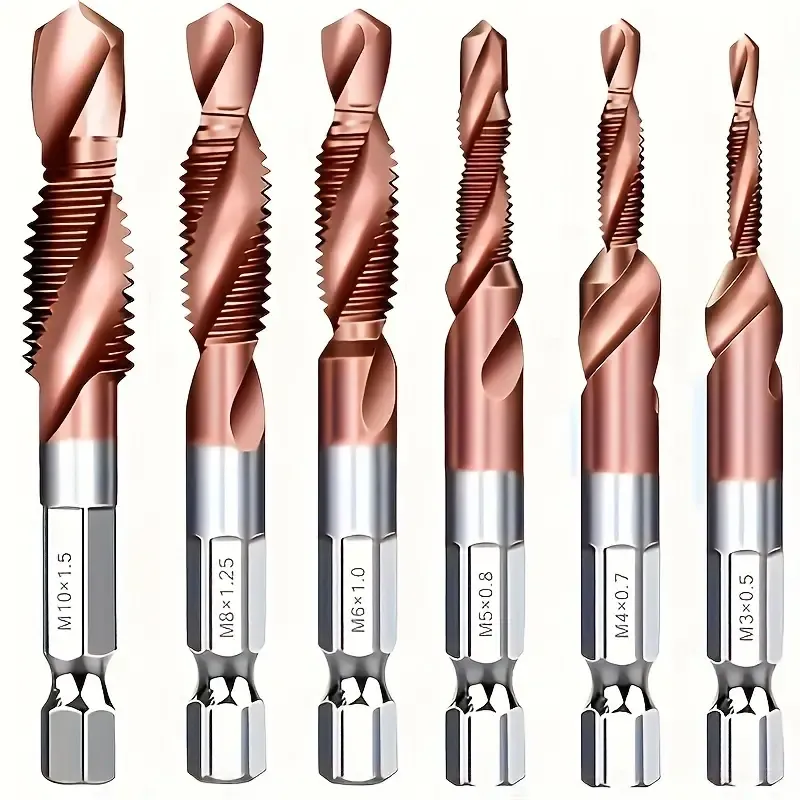 Cobalt Drill Tap Set With Countersink