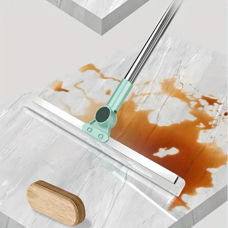 Versatile Floor Scraper Broom Set - Ideal For Kitchen, Bathroom, Tile & Glass Cleaning - Essential Home Cleaning Supplies