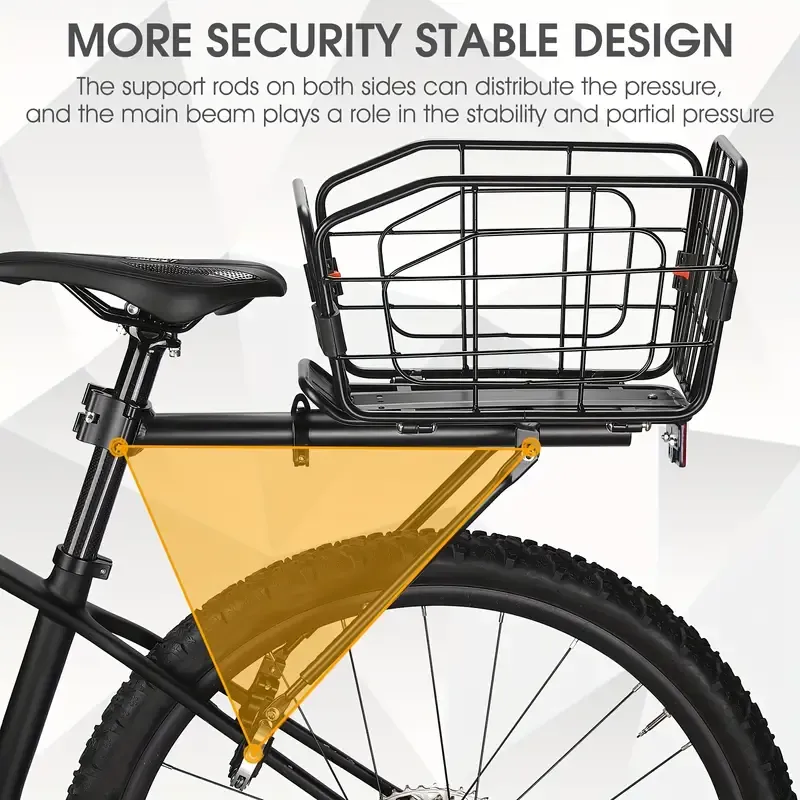 Bicycle Rear Carrier Basket