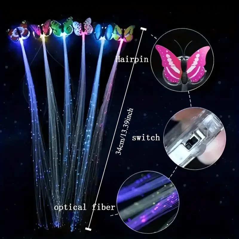 LED Color Butterfly Braids