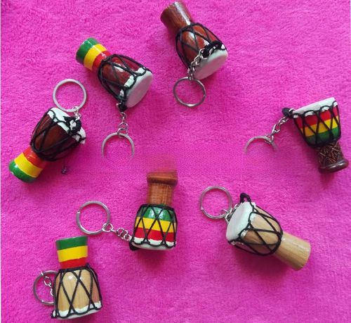 African Drum Key Pendant South