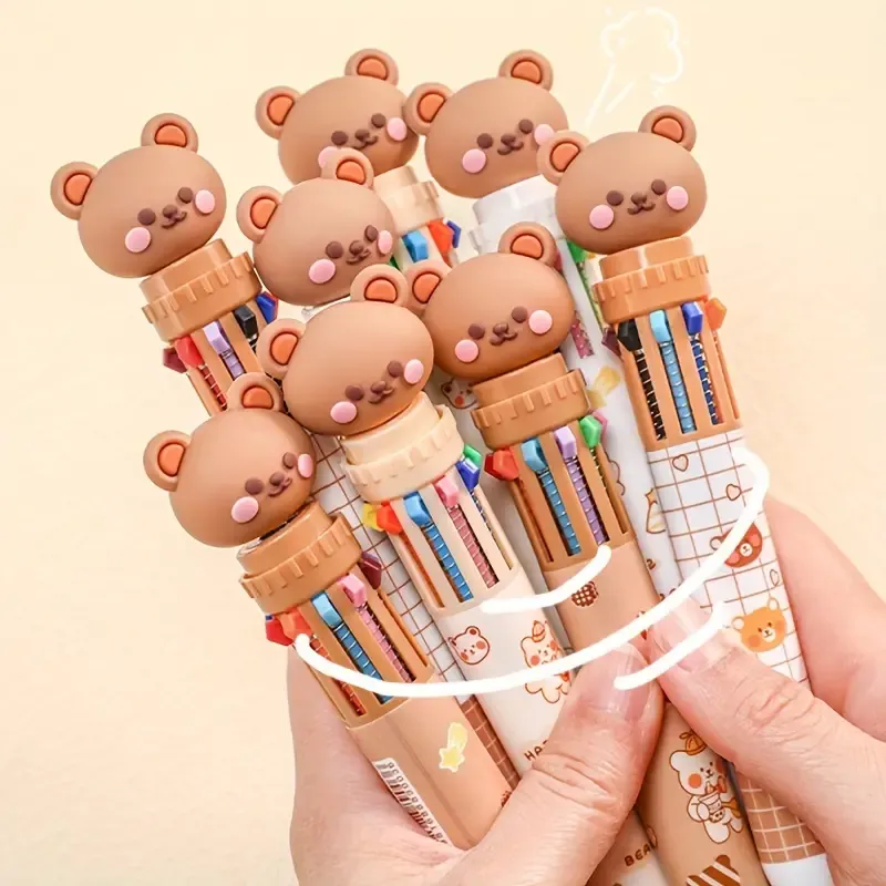 Unisex Cartoon Bear Multi