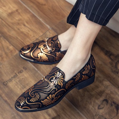 Men's Flat Shoes Personalized Embossing
