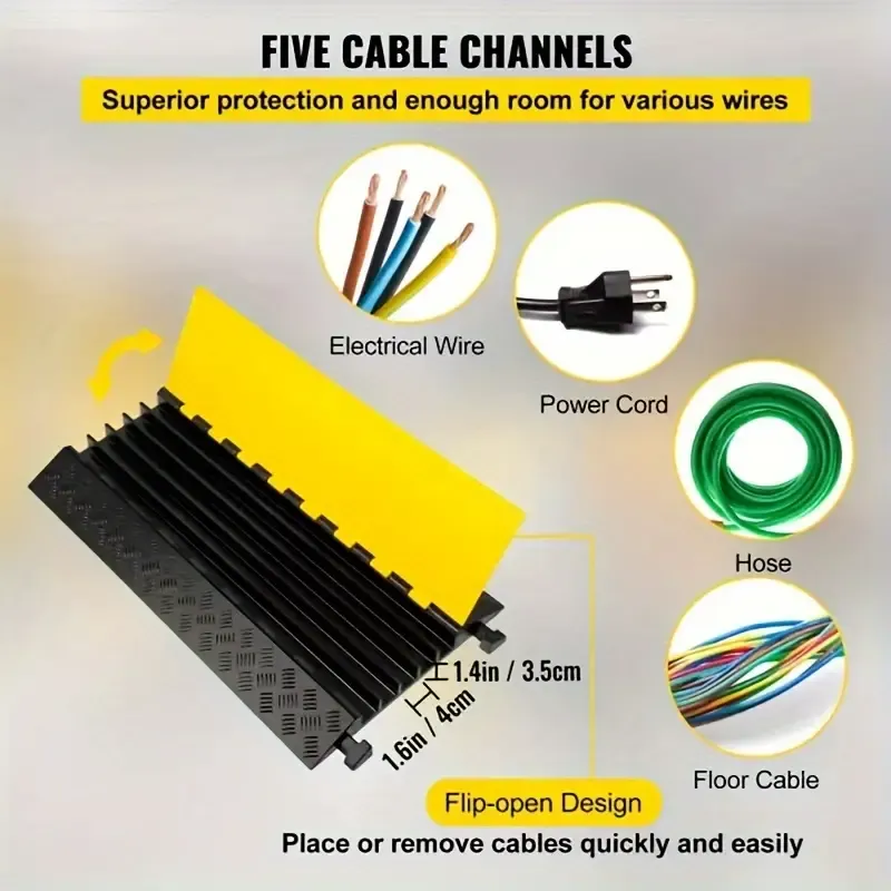 Channel Cable Protectors Extreme Rubber